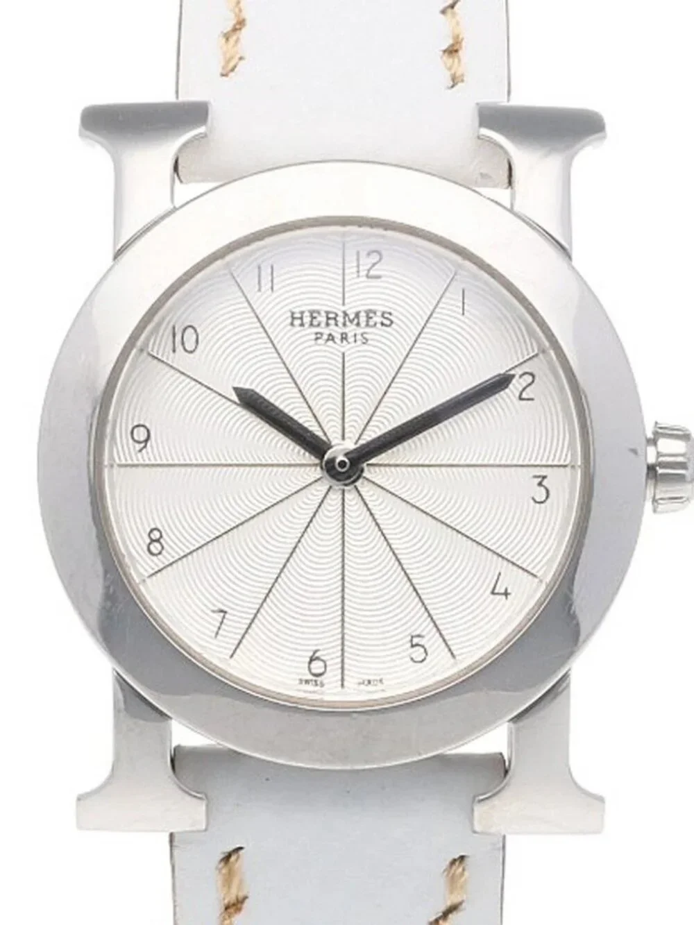 HERMES H watch Rondo HR1.210 Silver Dial Quartz Ladies Watch_965129